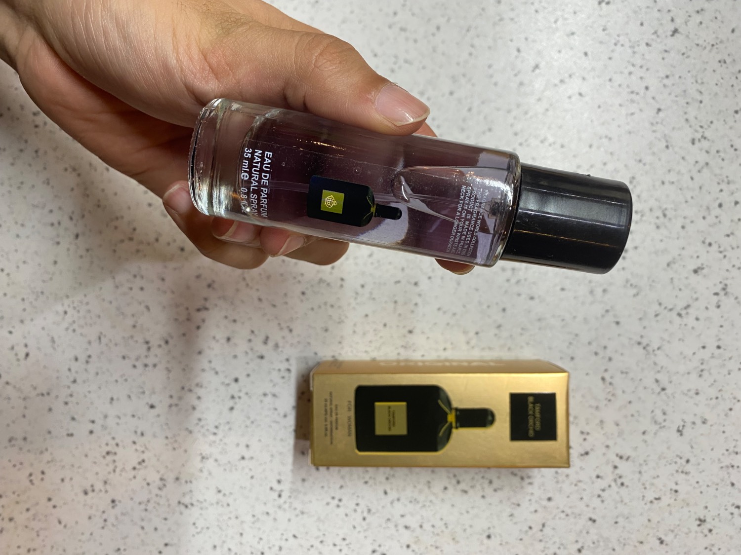 ادکلن 35 میل فرگرانس رایحه Tomford Black Orchid جعبه دار